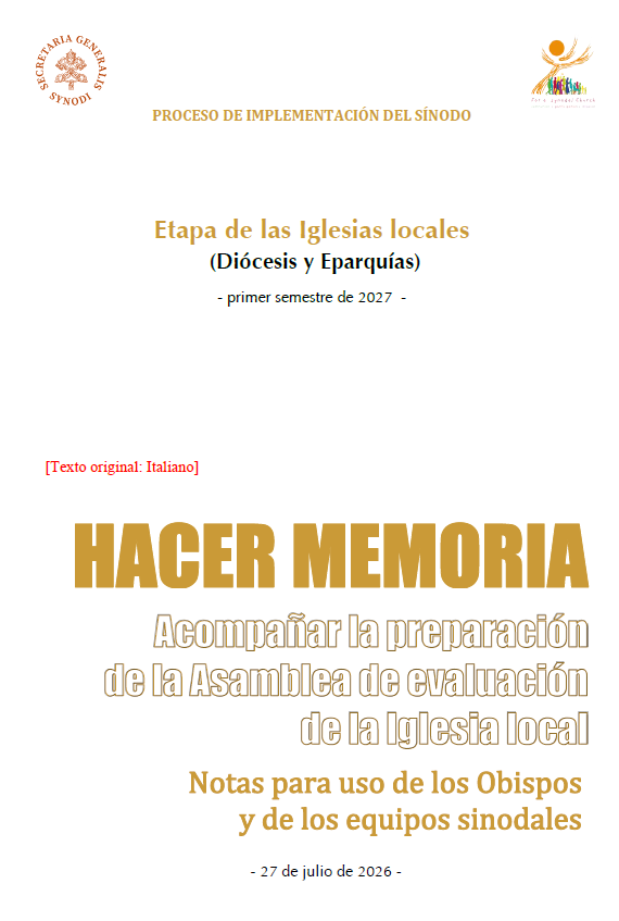 Hacia las Asambleas 2027 de las Iglesias: publicada la guía «Hacer memoria»
